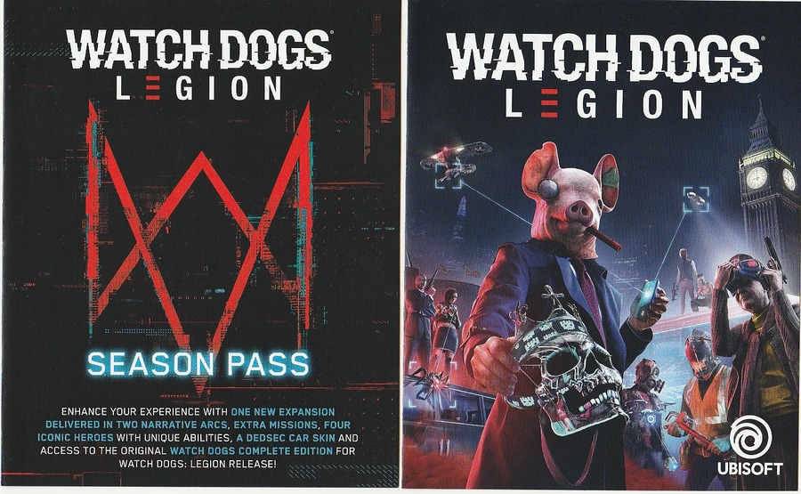 Watch dogs: Legion diska atpakošana